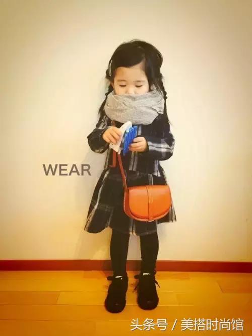 150小个子童装穿搭中性风,日系穿搭女童图