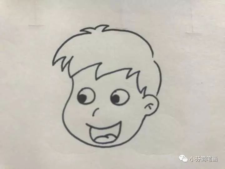 简笔画教程男孩打篮球,人的简笔画男孩