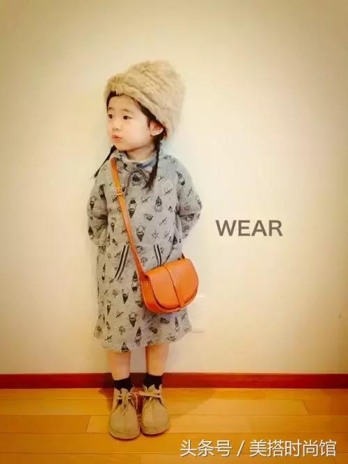 150小个子童装穿搭中性风,日系穿搭女童图