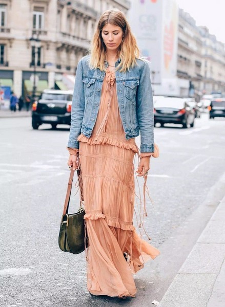 牛仔穿出法系高级感,牛仔系类穿出大牌感觉