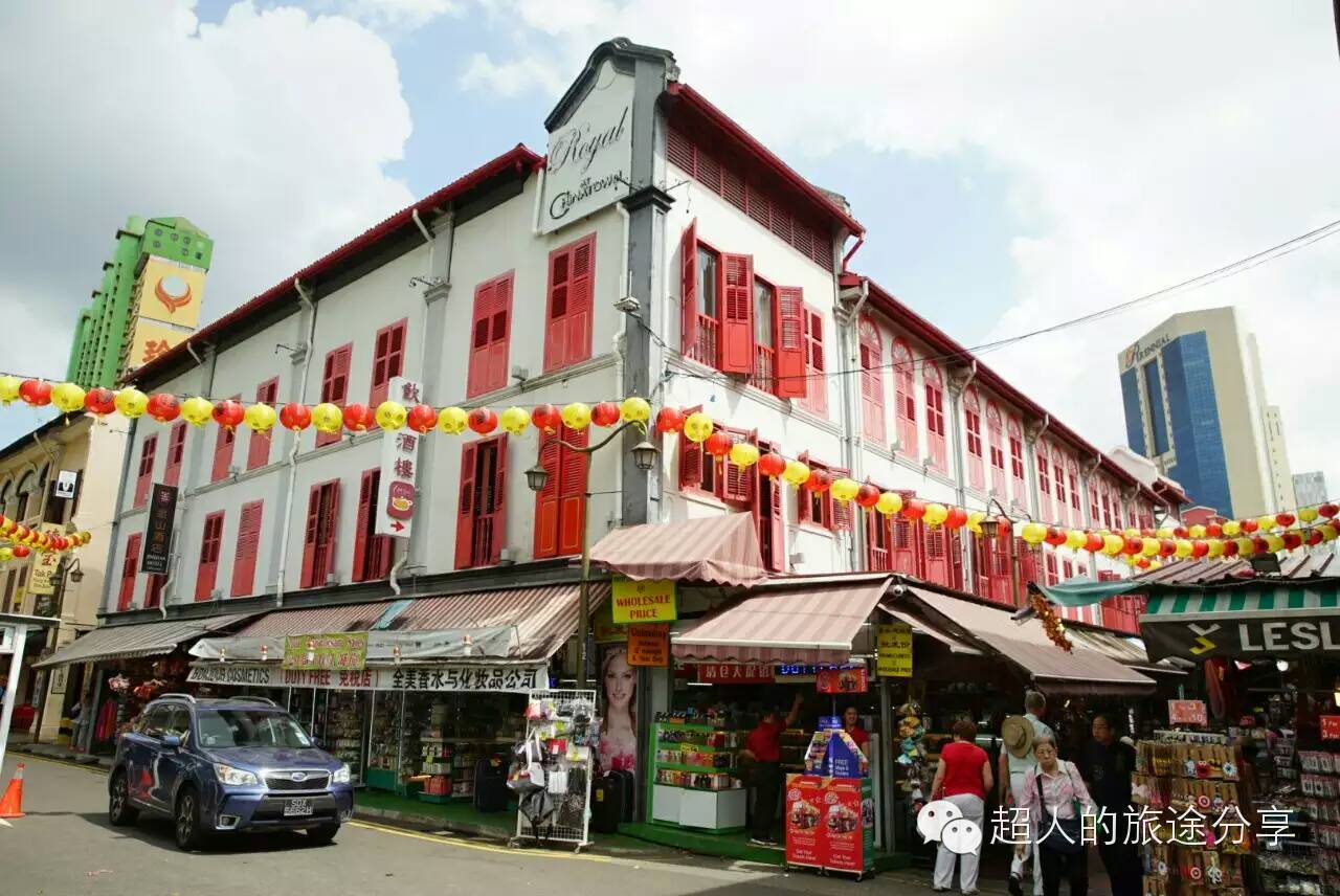 新加坡的中国店,新加坡中国城全景视频