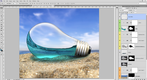 ps灯泡教程视频,ps平面灯泡教程