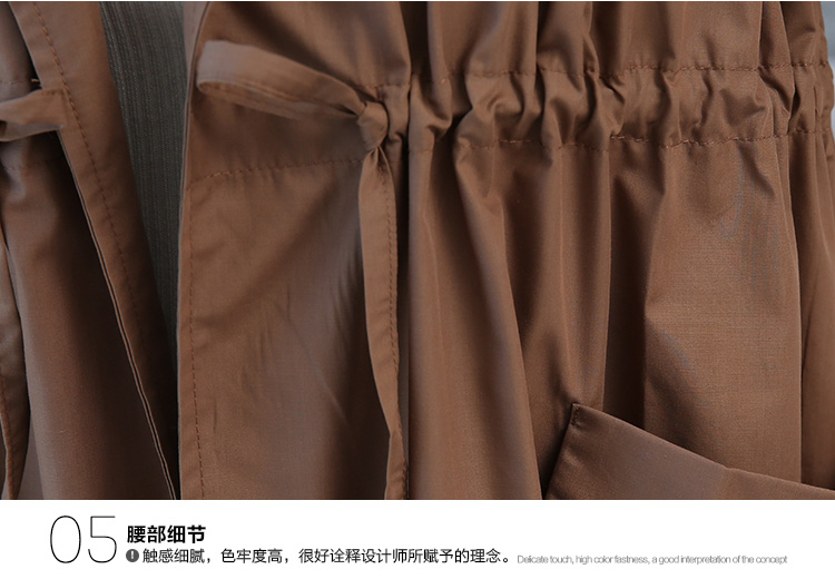 秋冬风衣女款中长款时尚款韩版,韩版风衣外套女中长款洋气大方