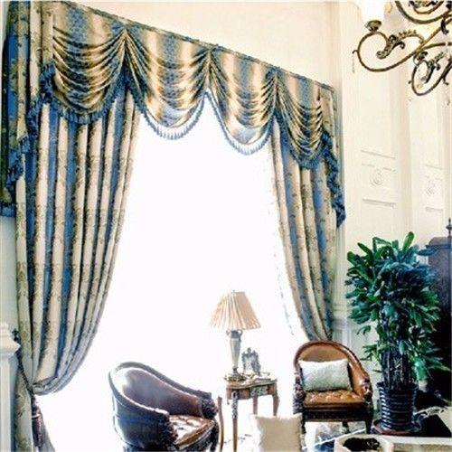 美式风格窗帘配色效果图,美式风格装修窗帘选择哪种