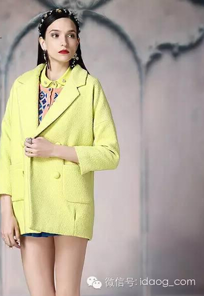 秋冬流行大衣女中长款毛呢外套 (中长款毛呢外套双排扣呢大衣图片)