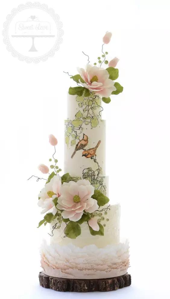 简单的婚礼蛋糕图片大全,最好看的婚礼蛋糕图片