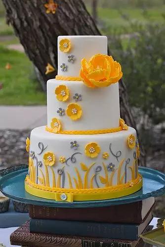 简单的婚礼蛋糕图片大全,最好看的婚礼蛋糕图片