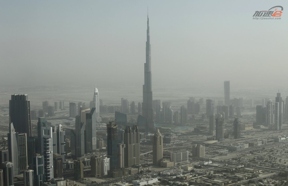 迪拜空中城市全景图,最壮观的迪拜图片