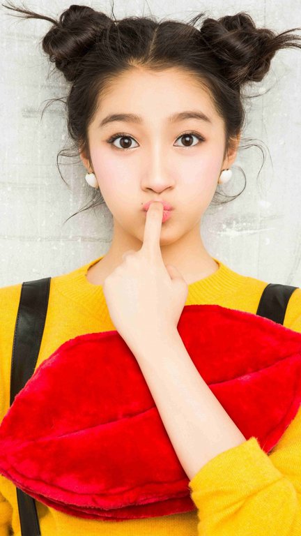 关晓彤惊艳写真照壁纸,鹿晗关晓彤壁纸