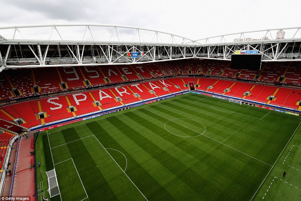 俄罗斯世界杯各球场,2018年俄罗斯世界杯球场分布