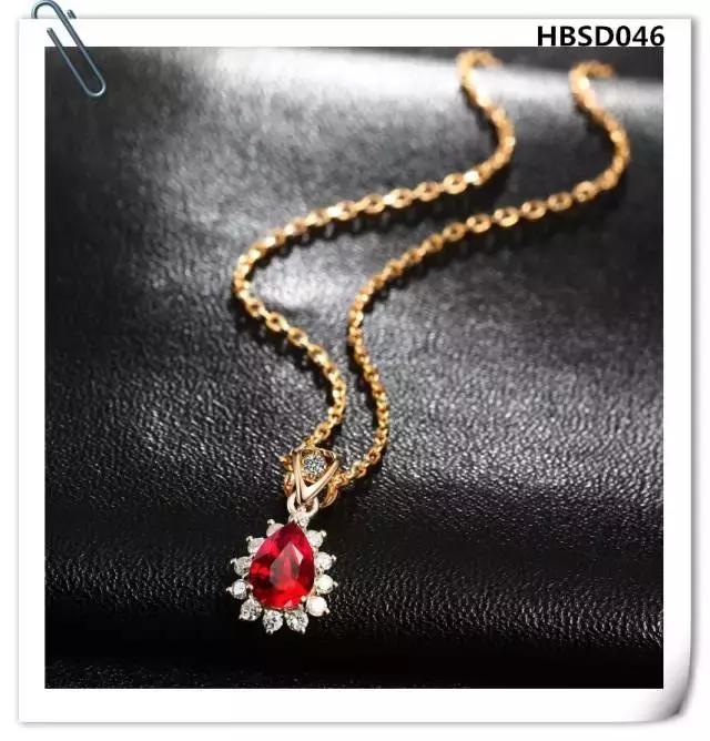 翡翠水滴吊坠款式图片,水滴红宝石吊坠天然彩色宝石正品