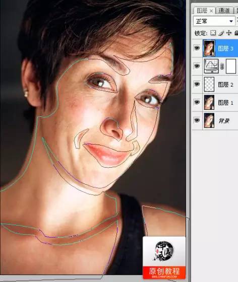 ps如何刻画脸上的皱纹,ps修图怎么去中年人的皱纹