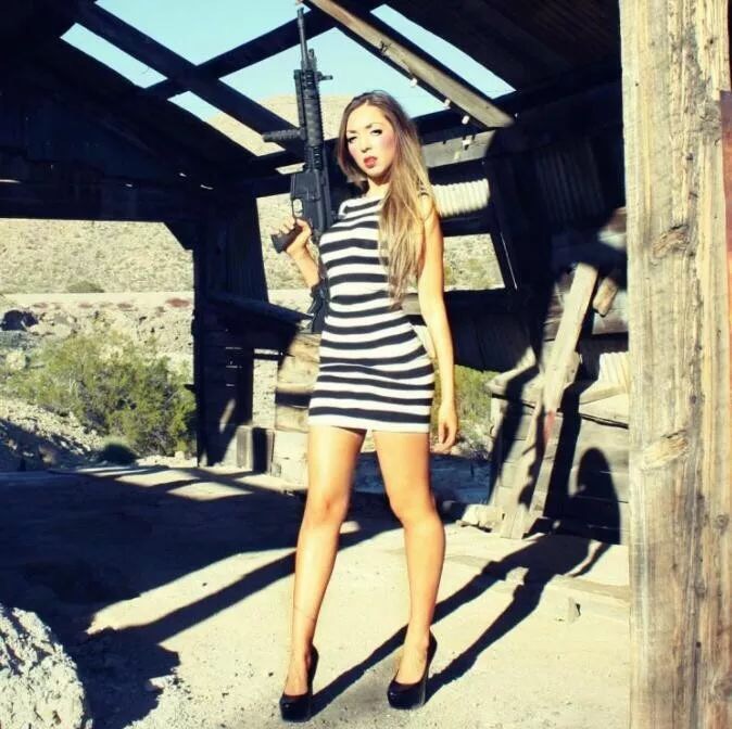 美国女性枪支文化,美国女款枪支