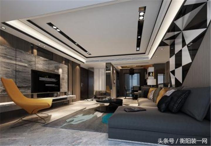 现代简约装修风格三室全屋效果图,现代简约装修风格128平中西户