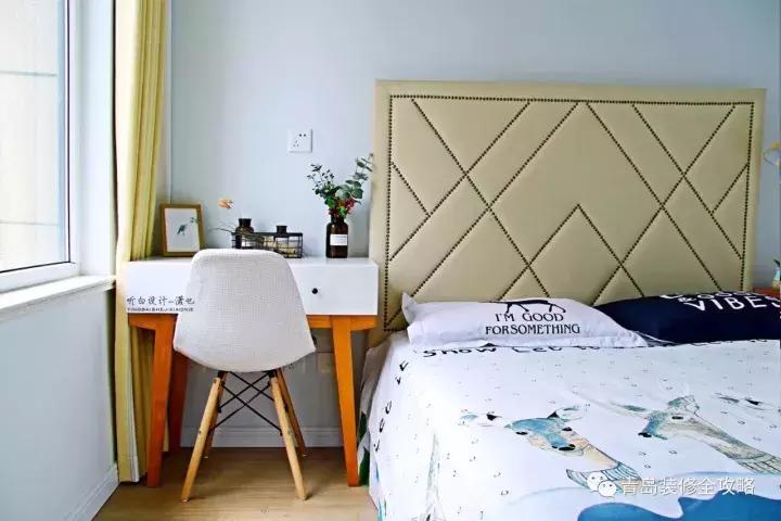 北欧风小户型三室一厅75平方米,唐岛one116平