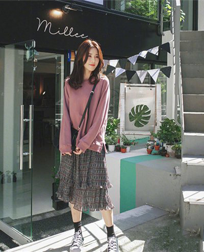 秋冬穿搭韩系氛围感裙子,秋冬裙子怎么搭好看