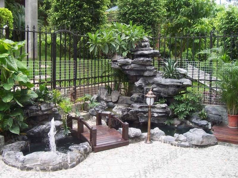 室内假山制作假山施工,室内假山景观制作全过程