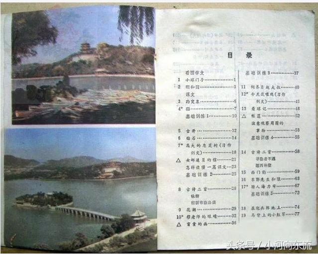 20年前的课本满满的回忆,20年前的语文课本有哪些课文