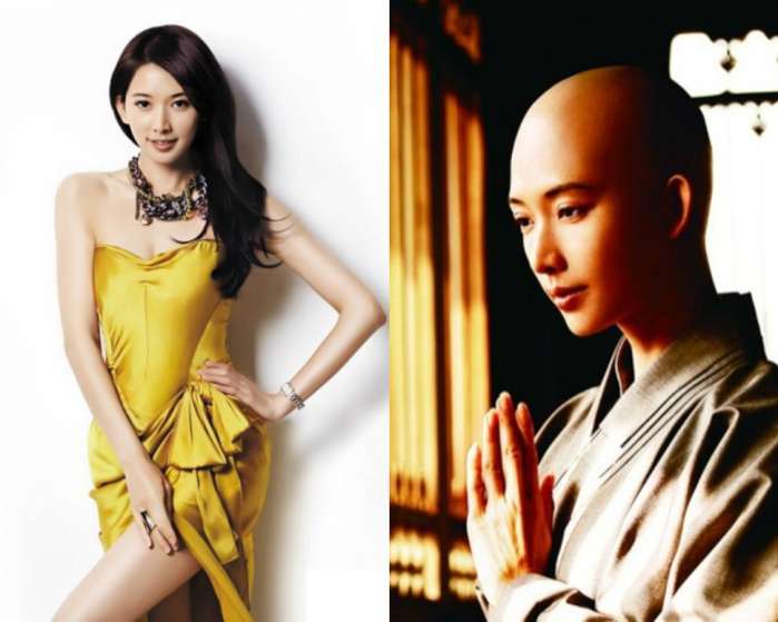 杨幂光头发型,赵薇和范冰冰的光头照