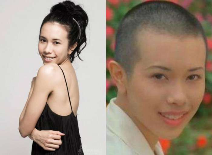 杨幂光头发型,赵薇和范冰冰的光头照