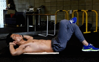 健身减肥——*男猛**的标志-人鱼线（图解）