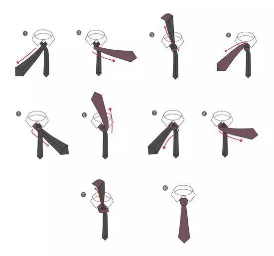 男生和女友必学的领带打法,妻子的必修课