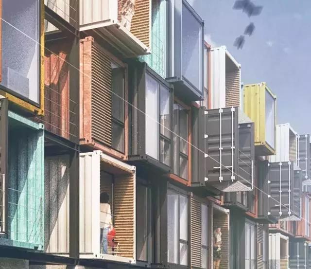 居德易-丹麦牛人改造集装箱，“堆积木”竟堆成公寓小区