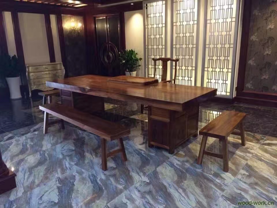 实木大板桌怎么可以这么好看,实木大板桌为什么比成套大板桌贵