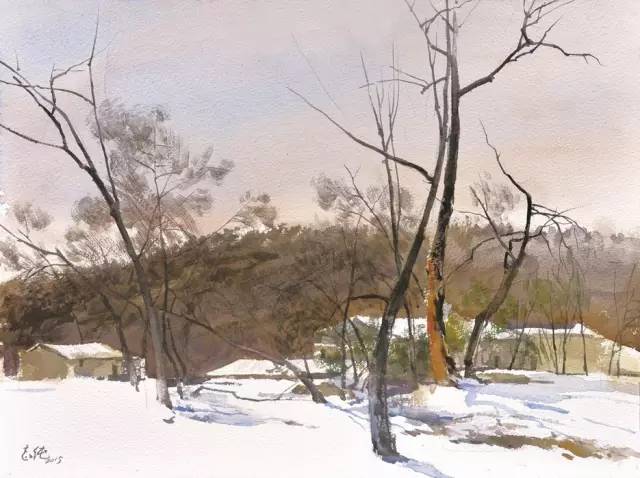 孙志纯国画欣赏,孙志纯水彩作品