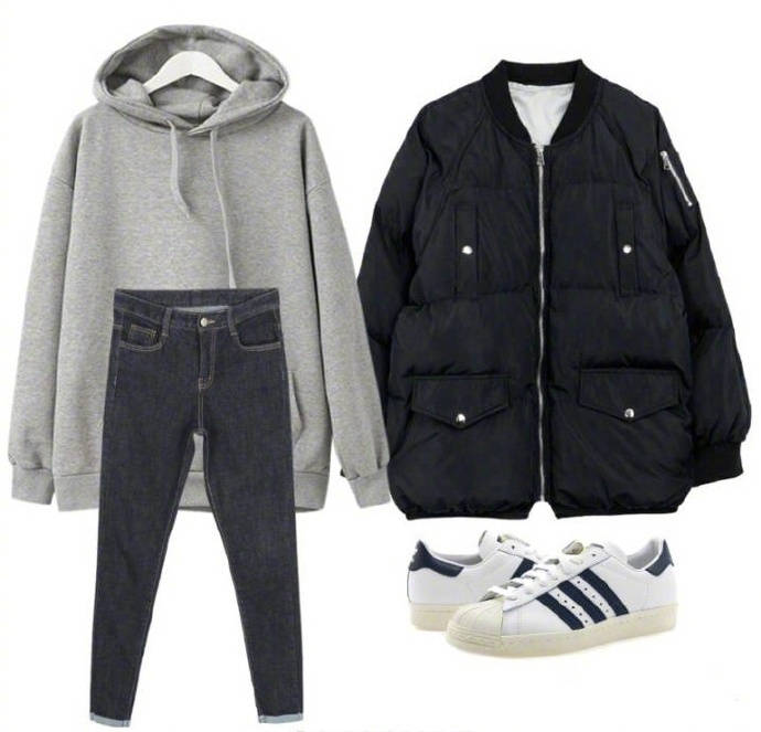 一衣多穿搭配羽绒服,一衣多穿舒适夹克