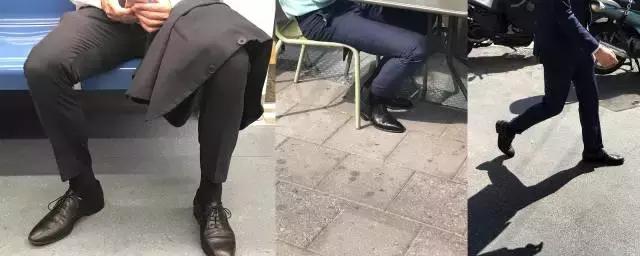 不同版型的皮鞋,不同皮鞋配袜子