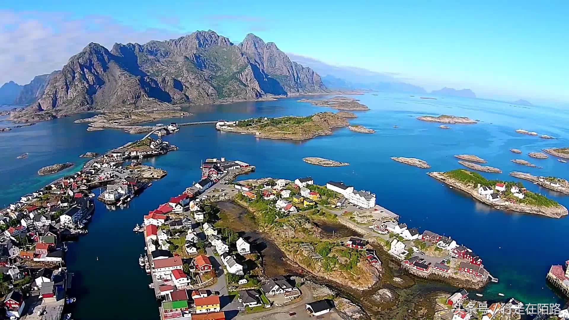 挪威诺尔兰郡罗弗敦群岛足球场,挪威渔民日常生活