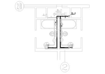 燃气热水器管道预埋图讲解,热水系统施工图讲解