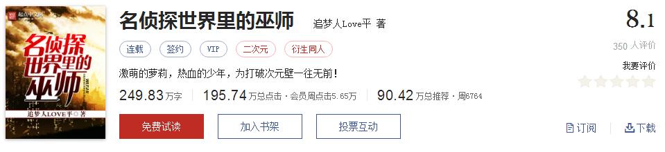 起点热门网络小说排行,起点文笔好9分以上的小说