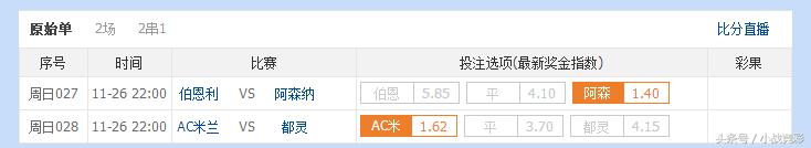 竞彩足球2串1实单推荐今日,足球竞彩2串1稳单推荐