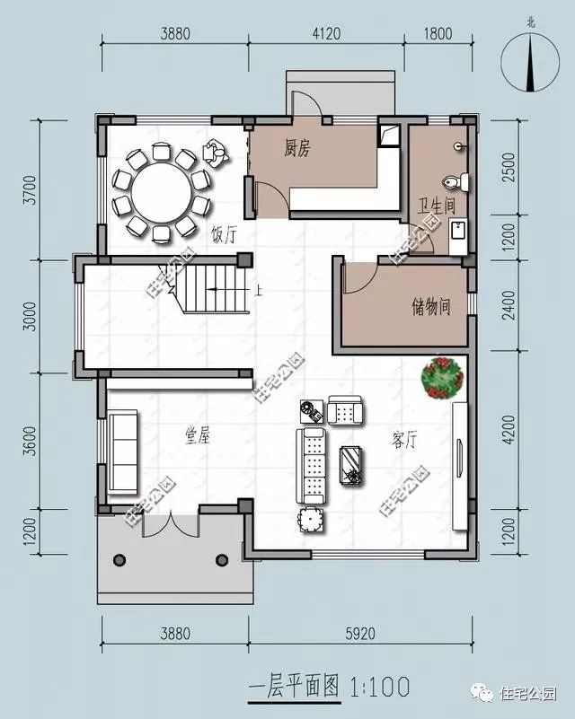 十佳最美农村别墅三层7x12米,农村别墅户型设计大全