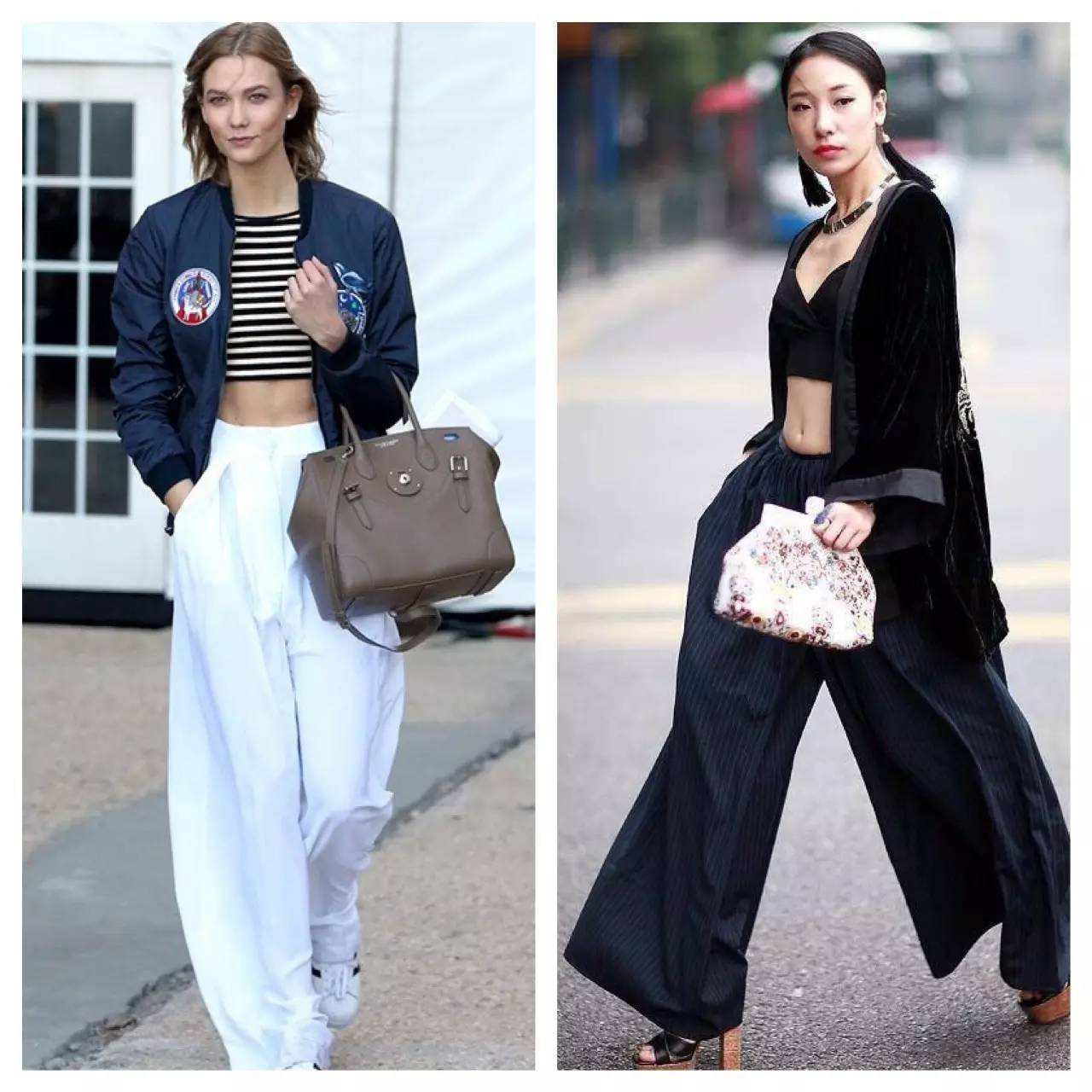 阔腿裤秋冬显瘦窄版穿搭,阔腿裤最不费力的搭配套路潮爆了