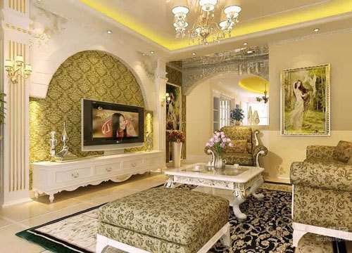最流行电视背景墙装饰风格效果图,实用好看电视背景墙装修效果图