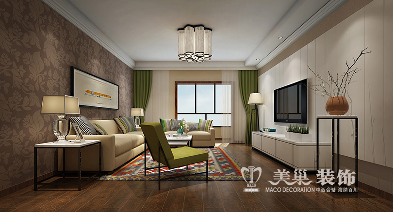 倾一世之眸，演绎现代经典金鹏时代装修设计