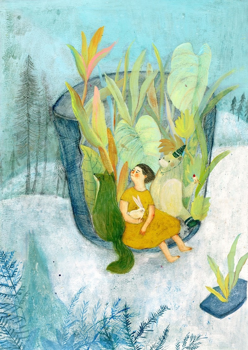 明明可以靠颜值却偏偏靠才华画画,明明能靠颜值非要靠画画