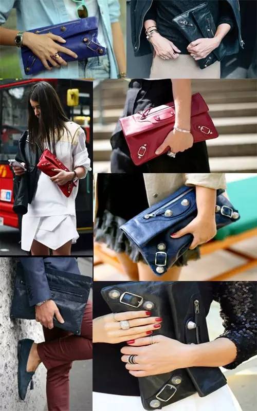 balenciaga机车包mini,复古机车包大容量