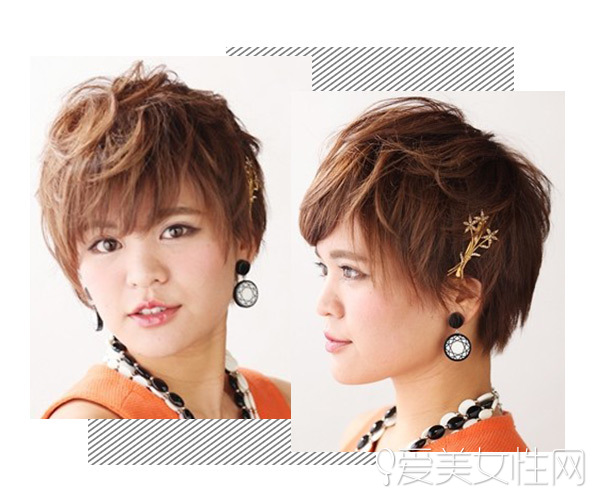 简单打理短发,简单打理三七短发