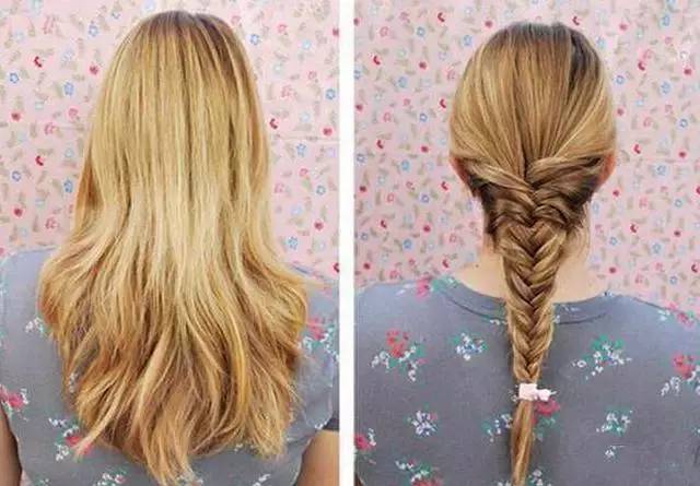 锁骨发伴娘简单编发教程,伴娘披肩编发简单好看吗