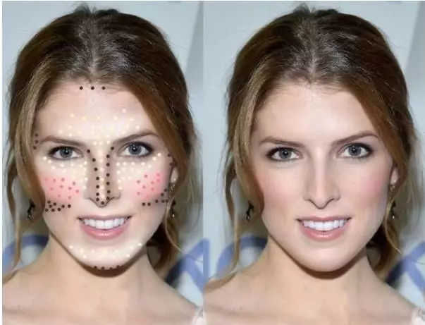 打造小v脸化妆步骤,打造小v脸手法完整视频