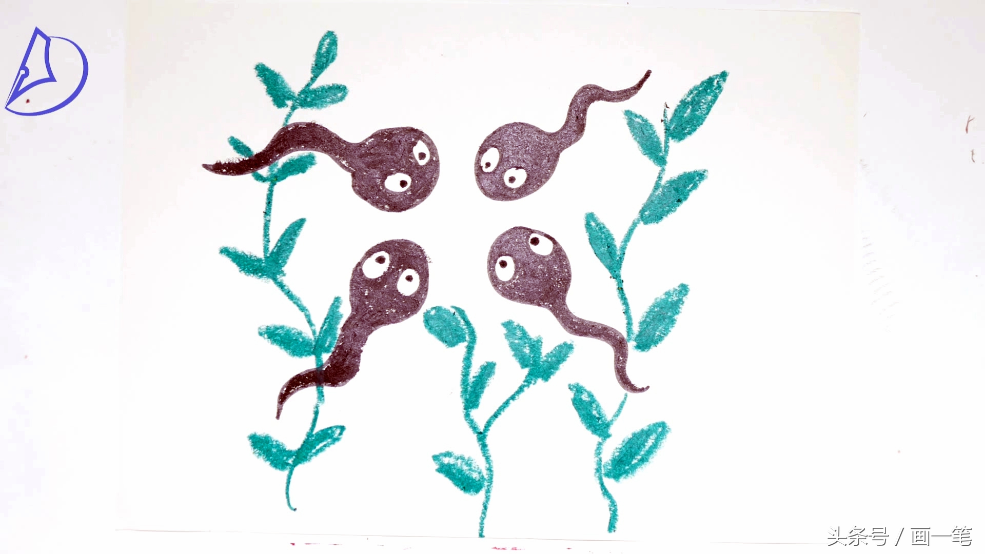 讲100分钟的睡前故事小蝌蚪找妈妈,小蝌蚪找妈妈的情景简笔画故事