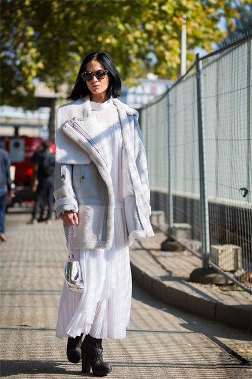 日常连衣裙慵懒风,冬天连衣裙不粘毛百搭显瘦