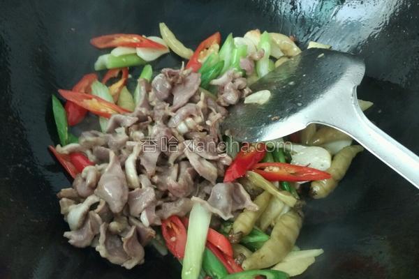 爆炒鸡胗冬笋,爆炒鸡胗王刚