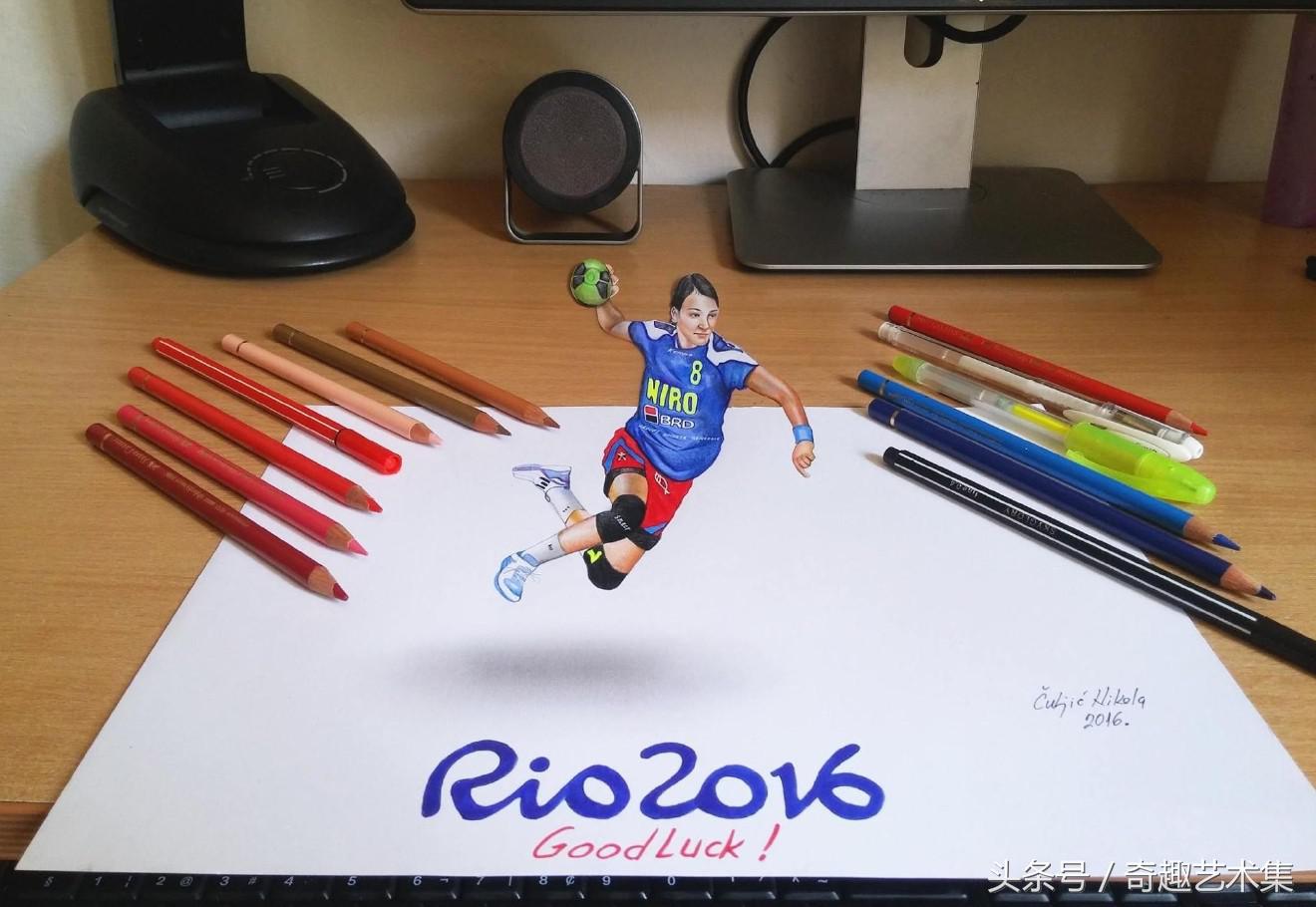 逼真的3d铅笔画,逼真3d彩铅画