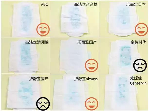 卫生巾测评姨妈巾推荐红榜,卫生巾测评结果2019