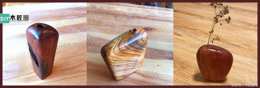 家里自制插花瓶,木工花瓶造型的画法